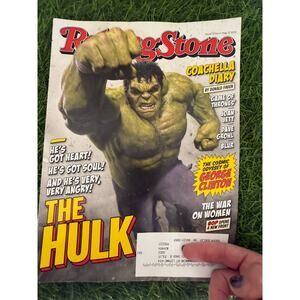 Rolling Stone #1234 The Hulk Cover May 2015 • Marvel Avengers Age of Ultron